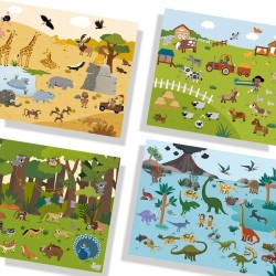 Stickers repositionnables - 200 pièces