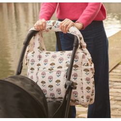 Grand sac à langer matelassé