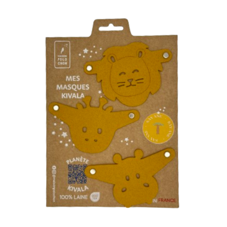 Kivala kit 3 masques - Savane Kivala kit 3 masques - Savane
