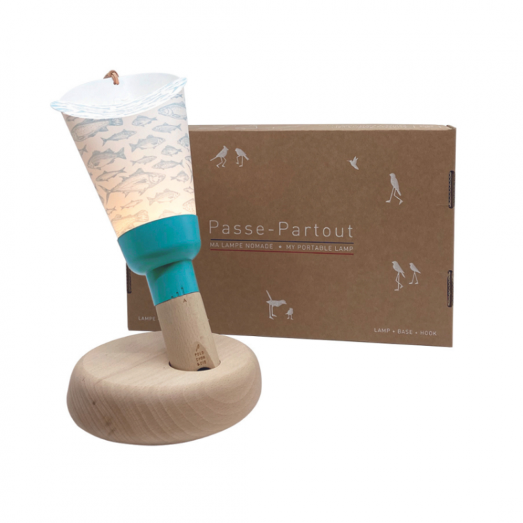 Coffret Lampe Nomade Passe-partout "Poissons"