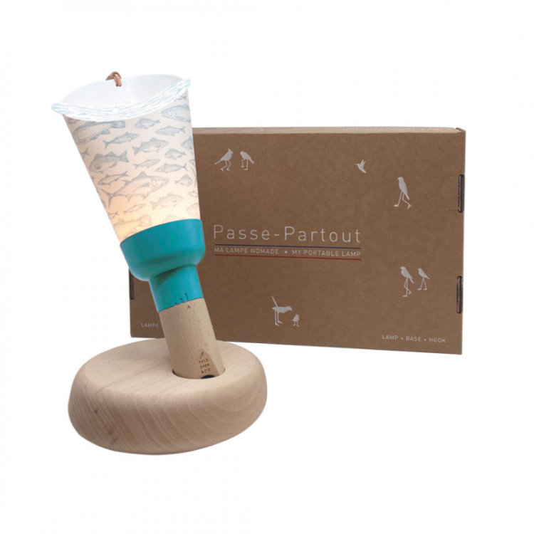 Coffret Lampe Nomade Passe-partout "Poissons" Coffret Lampe Nomade Passe-partout "Poissons"