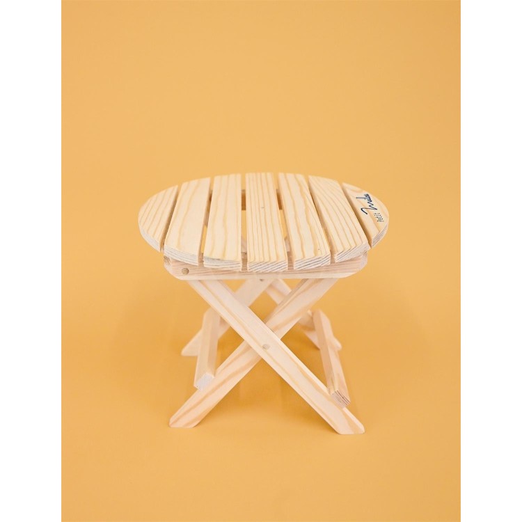 Mini table pliante en bois