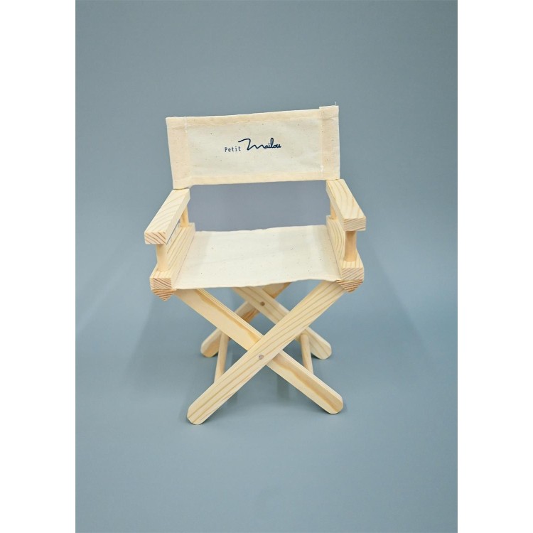 Mini fauteuil cinéma en bois et toile Mini fauteuil cinéma en bois et toile