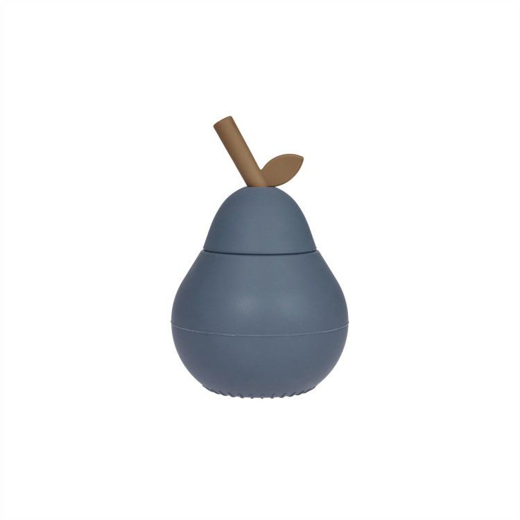 Gobelet poire à paille en silicone