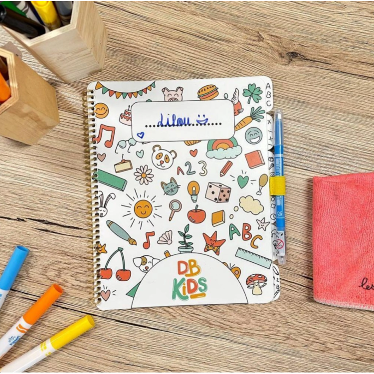 Carnet d'activités réutilisable - Colorie, efface et recommence Carnet d'activités réutilisable - Colorie, efface et recommence