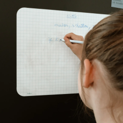 Ardoise d'écriture magnétique effaçable