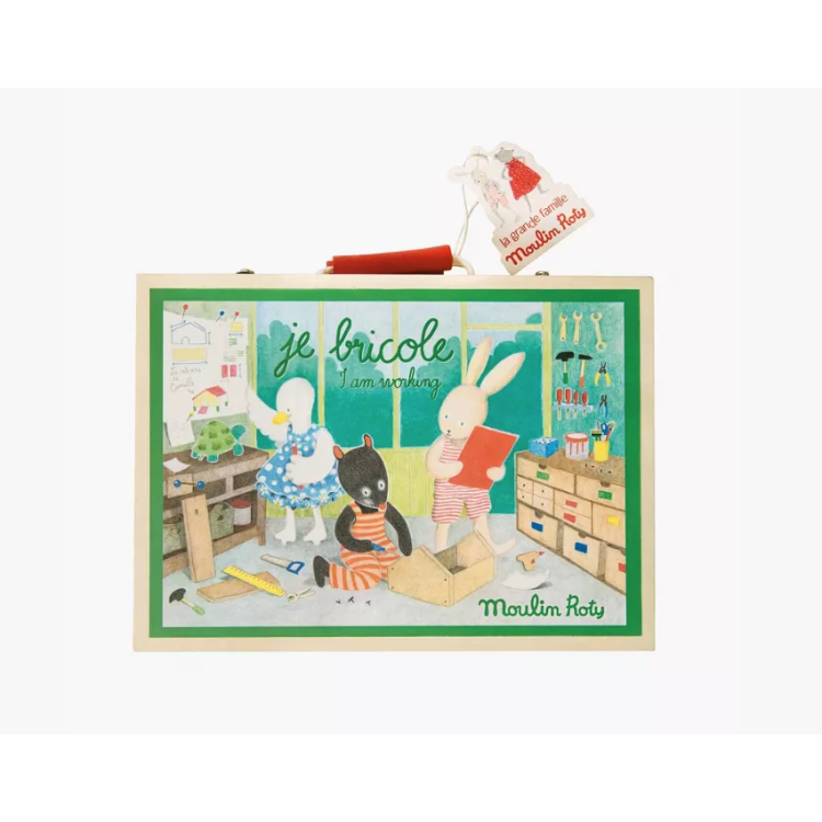Valise Je bricole - Outils en bois