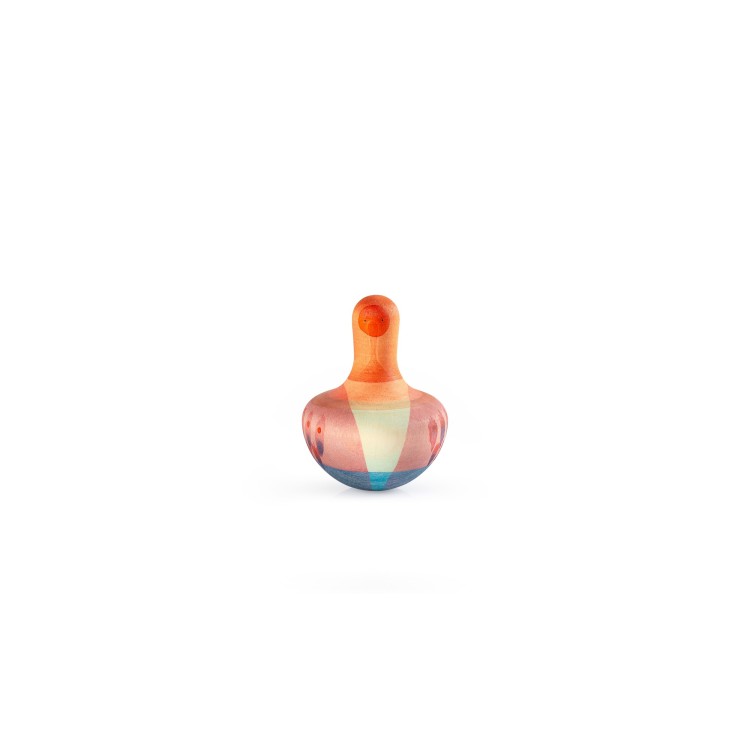 Figurine oiseau en bois - orange Figurine oiseau en bois - orange