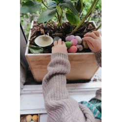 Oeufs en bois colorés - Happy Eggs