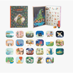 Calendrie de l'Avent - Lampe à histoires "Les Minouchkas"
