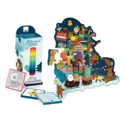 Calendrier de l’avent, Puzzle magnétique de Noël