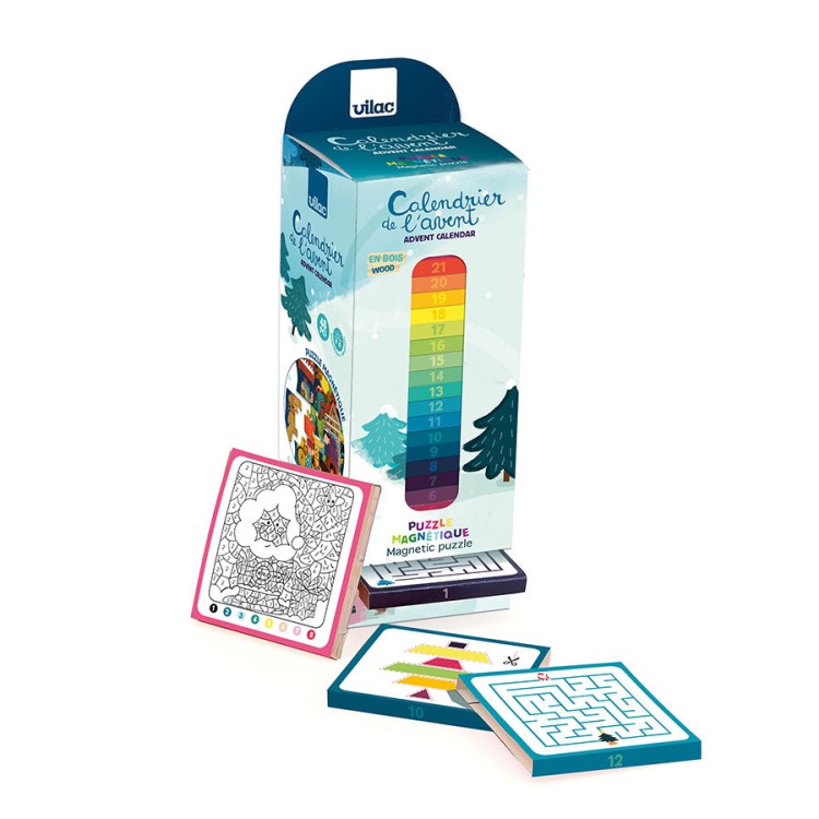 Calendrier de l’avent, Puzzle magnétique de Noël