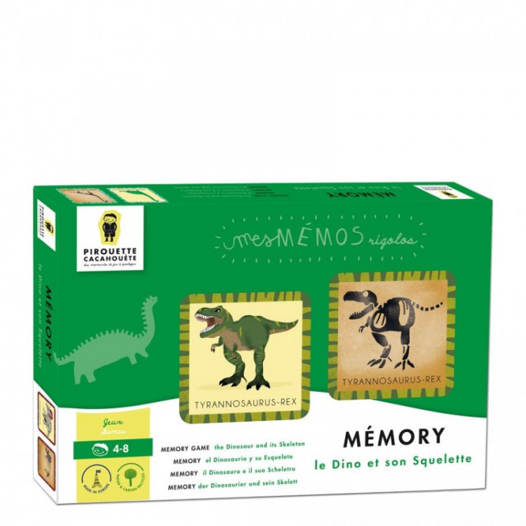Mes Mémos Rigolo - Le dino et son squelette Mes Mémos Rigolo - Le dino et son squelette