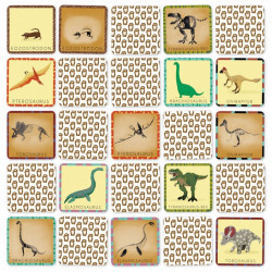 Mes Mémos Rigolo - Le dino et son squelette