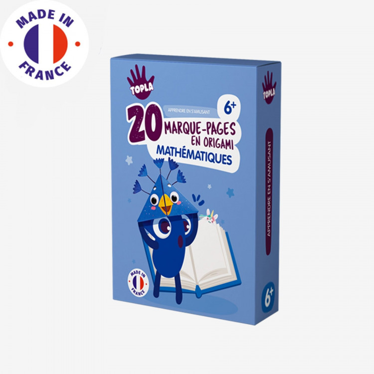 Kit 20 marque-pages origami Animaux mathématiques Kit 20 marque-pages origami Animaux mathématiques