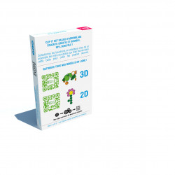 CLIP-IT Boîte de 90 Clips 2D et 3D