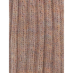 Cardigan maille côtelée en laine 100% baby alpaga