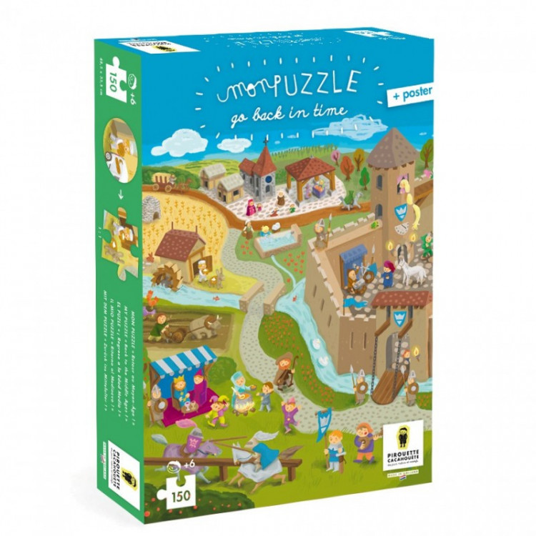 Mon Puzzle à remonter le temps - Le Moyen-Âge Mon Puzzle à remonter le temps - Le Moyen-Âge