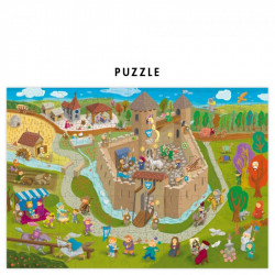 Mon Puzzle à remonter le temps - Le Moyen-Âge