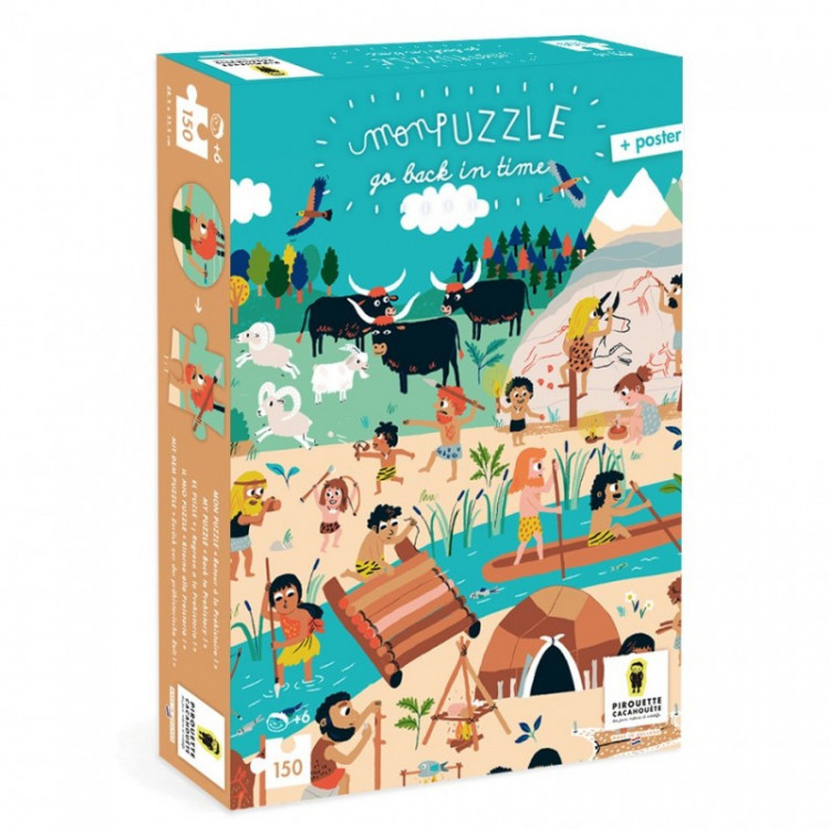 Mon Puzzle à remonter le temps - Préhistoire Mon Puzzle à remonter le temps - Préhistoire
