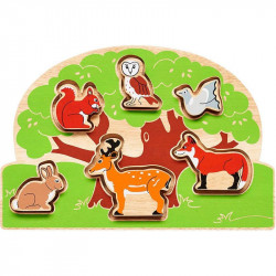 Puzzle équitable bébé - La forêt