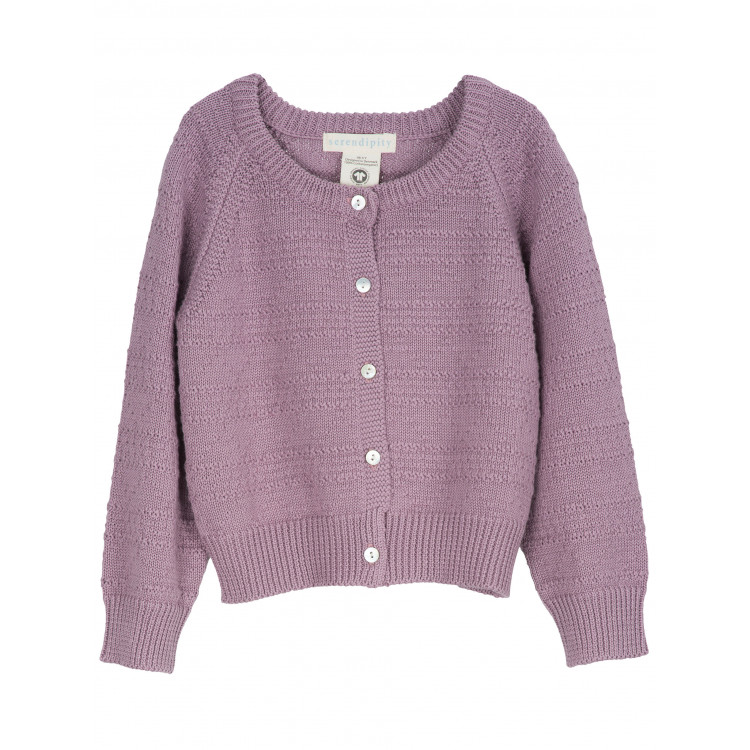 Cardigan texturé coton biologique Cardigan texturé coton biologique