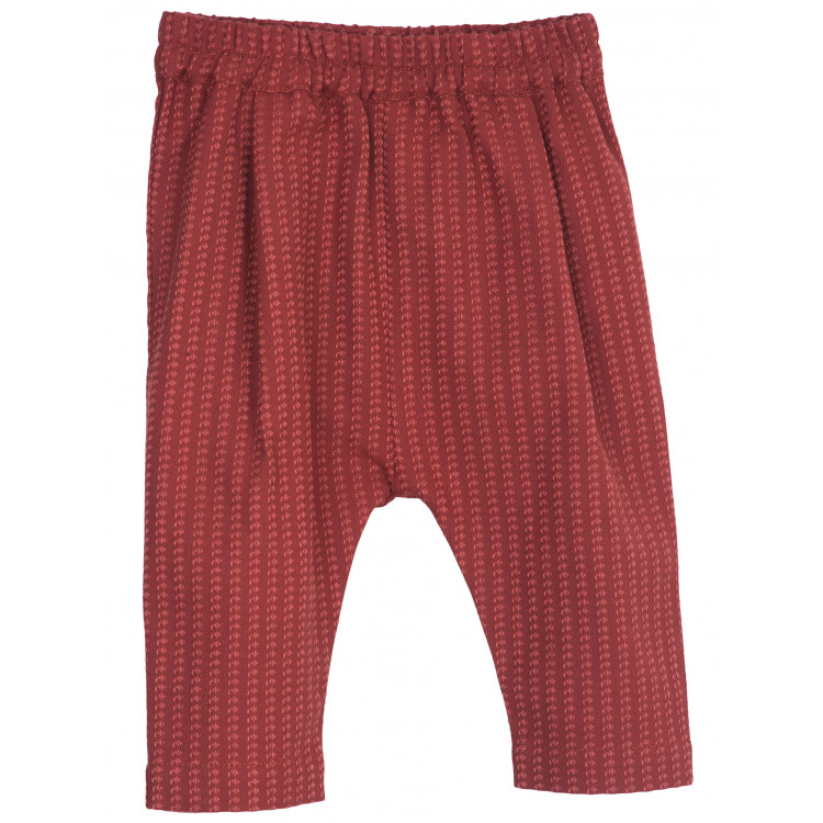 Pantalon texturé bébé coton biologique