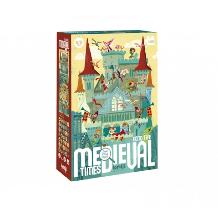 Puzzle cherche et trouve - Médieval - 100 pièces