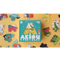 Puzzle : AEIOU 3 ans