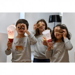 Lampe Nomade "Passe-Partout" Ours à lunettes