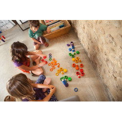Jeu libre - 6 Nins, 36 anneaux, 18 pièces