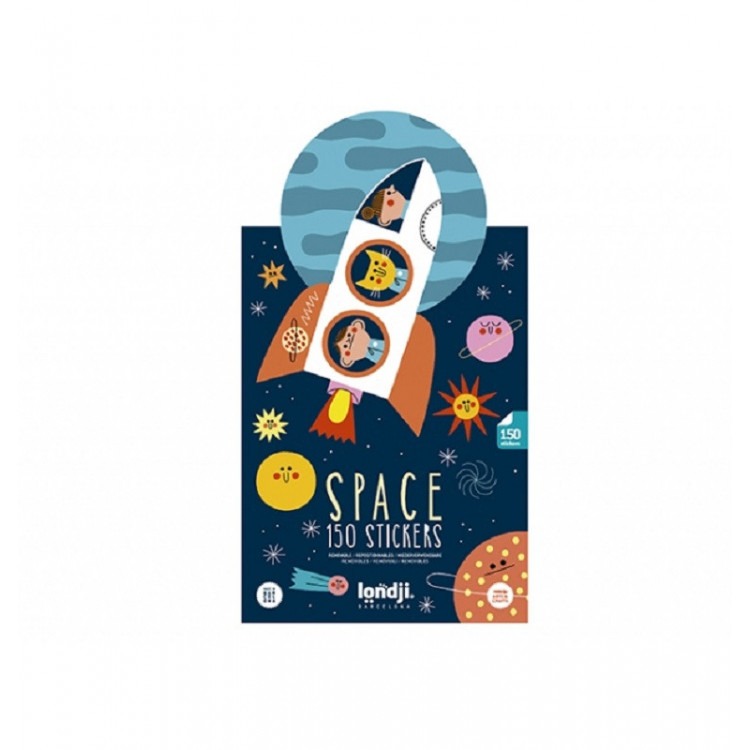 150 Stickers repositionnables - L'espace
