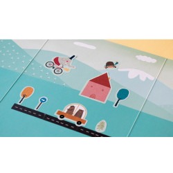 150 stickers repositionnables - Ma ville