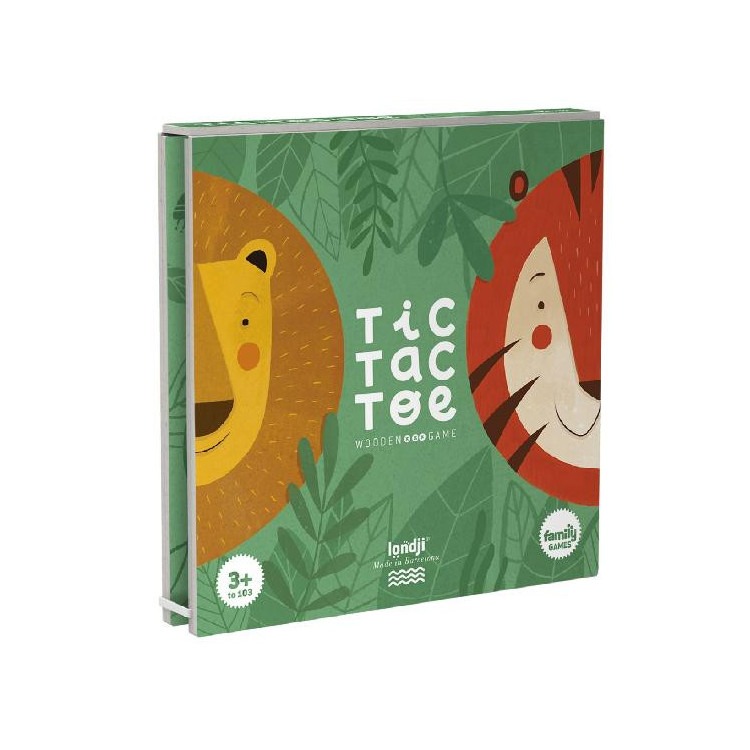 Tic Tac Toe - jeu de morpion en bois Tic Tac Toe - jeu de morpion en bois