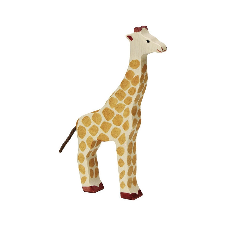 Girafe – bois peint main