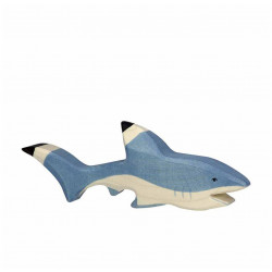 Requin – bois peint main