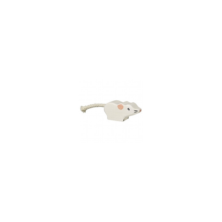 Souris - bois peint main Souris - bois peint main