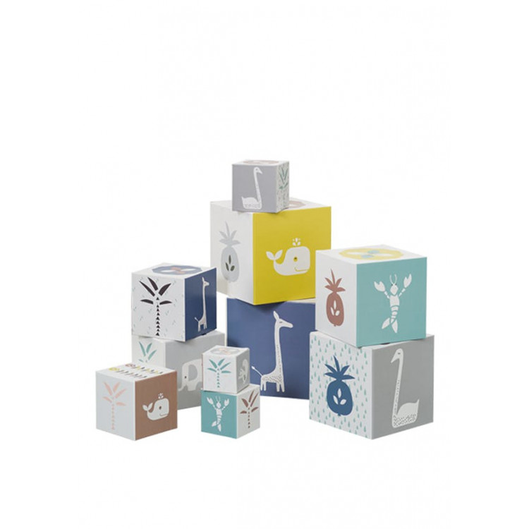 Cubes à empiler en carton Cubes à empiler en carton