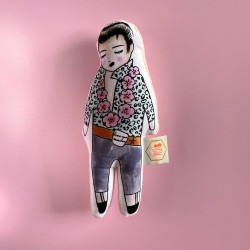 Hochet coussin illustré - Elvis