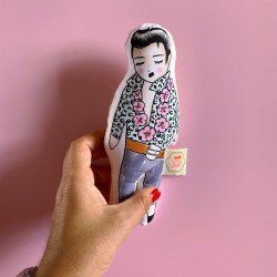 Hochet coussin illustré - Elvis