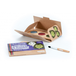 Kit maquillage 3 couleurs "Sorcière et zombie"