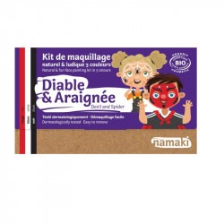 Kit maquillage 3 couleurs "Diable et araignée"