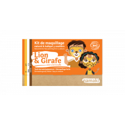 Kit maquillage 3 couleurs Lion & Girafe