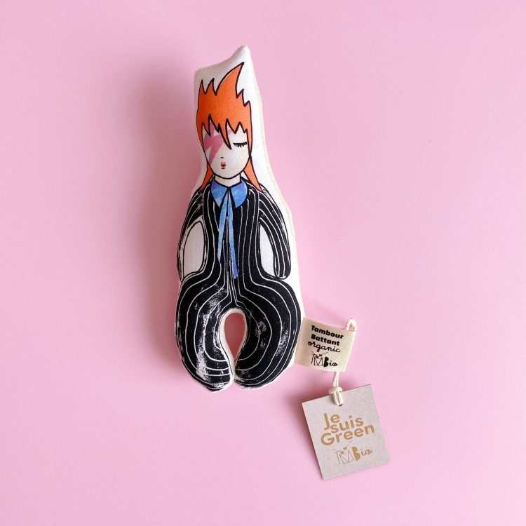 Hochet coussin illustré - Ziggy Hochet coussin illustré - Ziggy