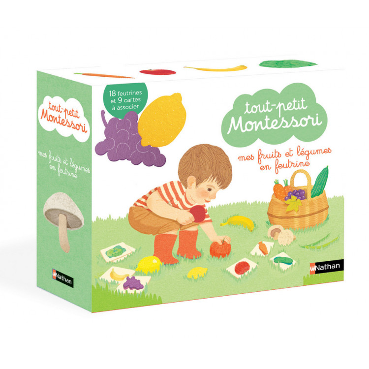 Coffret Tout-petit Montessori - Les fruits et légumes