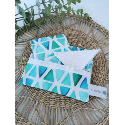 Lot de 4 lingettes lavables + étui Aquar