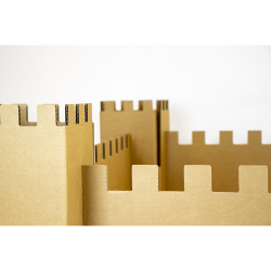 Cabane durable en carton - Château