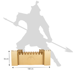 Cabane durable en carton - Château
