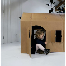 Cabane durable en carton - Maison
