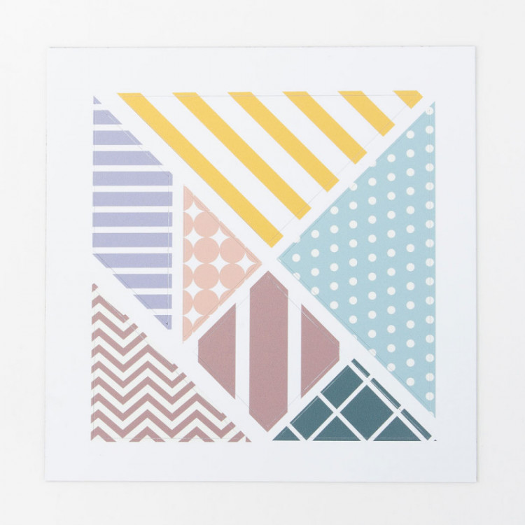Puzzle magnétique - Tangram pastel